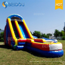 Hot Venda Fábrica baratos gigante Adulto Inflável Water Slide